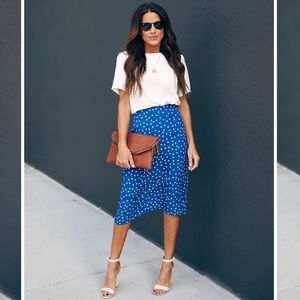 Skips A Beat Polka Dot Skirt